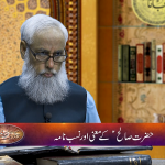 قصص الانبیاء: حٖضرت صالئح کے معنی اور نسب نامہ