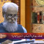 قصص الانبیاء: نگاہِ قدرت میں اشرف کون، انسان یا حیوان؟ (پارہ 16، سورہ مریم 19، آیت 58) حصہ 2